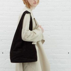 The Row Bindle Three Hobo Bag - Black Suede - With Tags